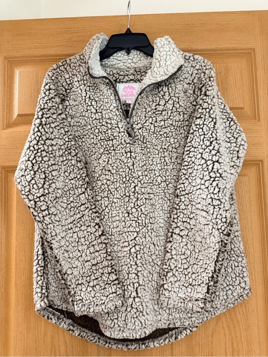 Cozy Sherpa Jackets & Blazers - Cozy Sherpa Half-Zip Pullover Jacket - Cream